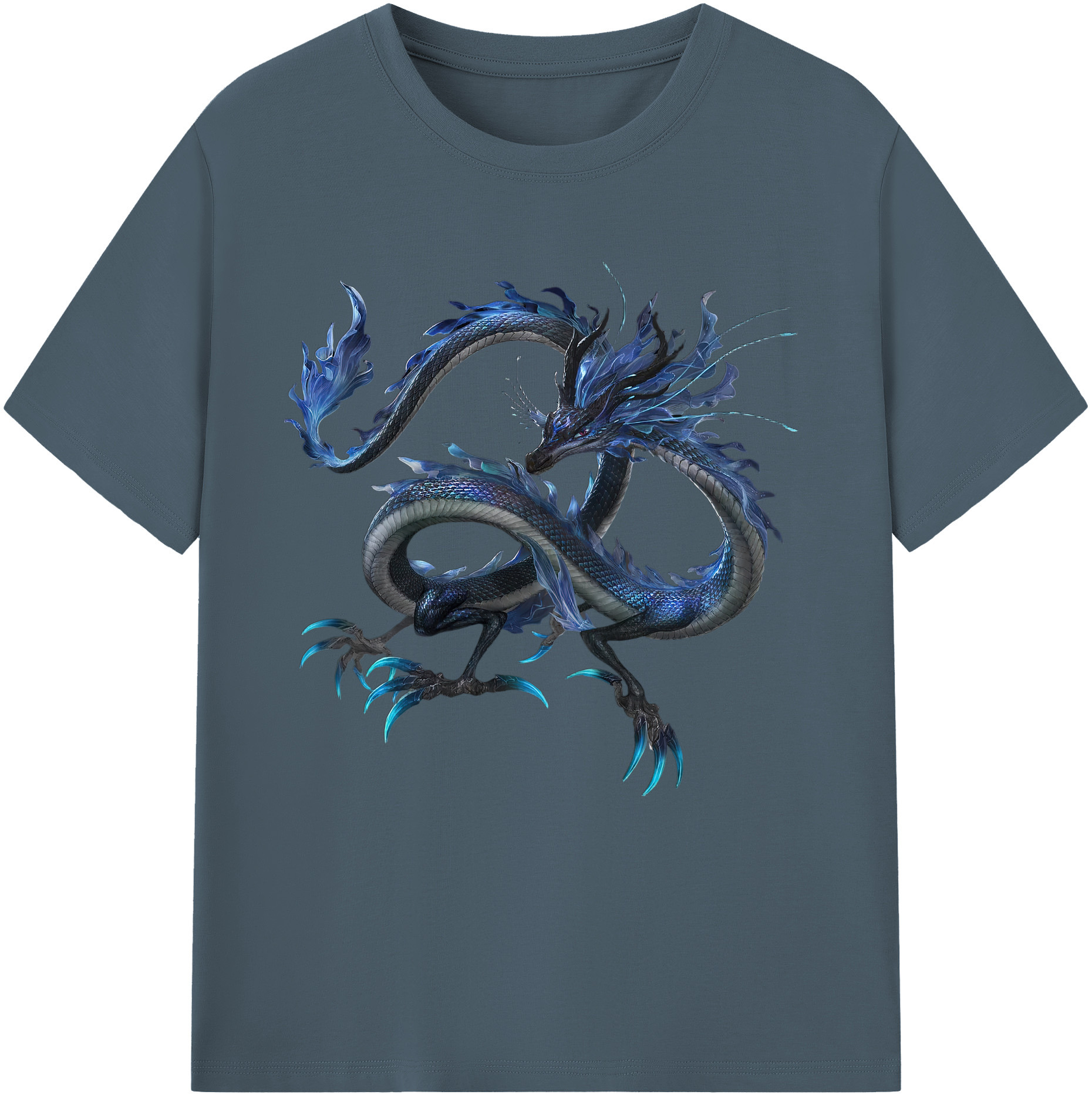 （画像用） Ne Zha 2 ナタ 魔童の大暴れ 綿100％半袖Tシャツ（フロントプリント）